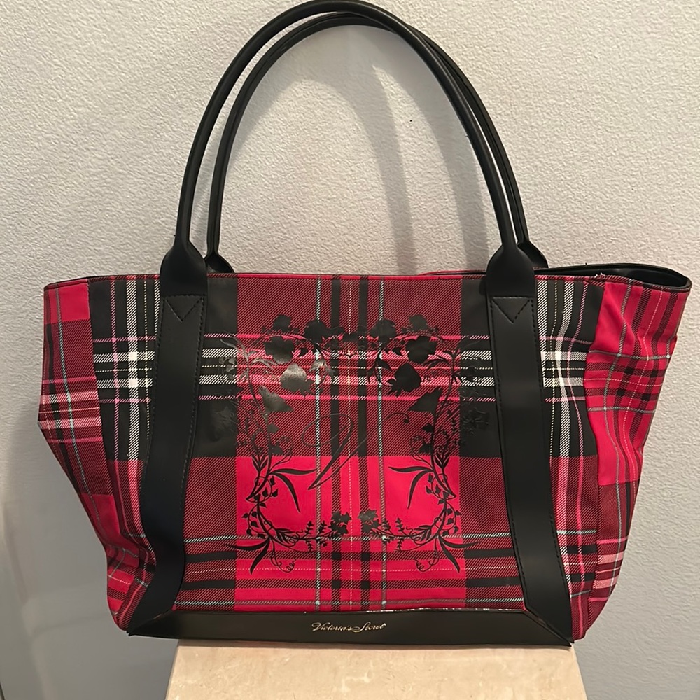 Victoria Secret tote bag. 15.5” from front seam to front seam